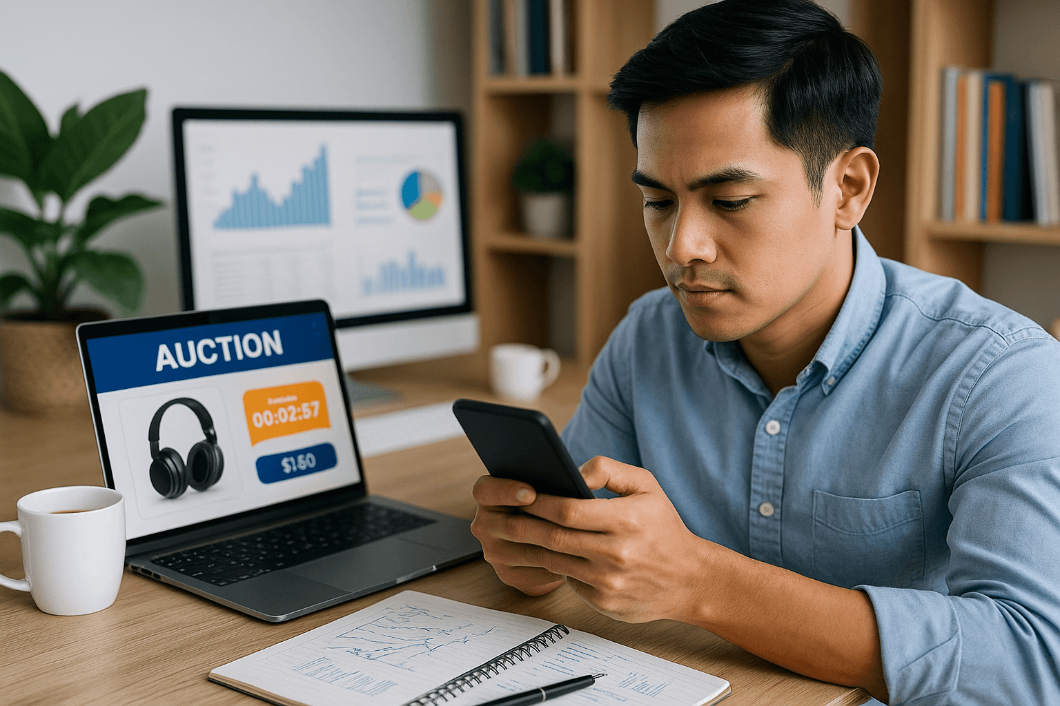Filipino auction bidding strategy